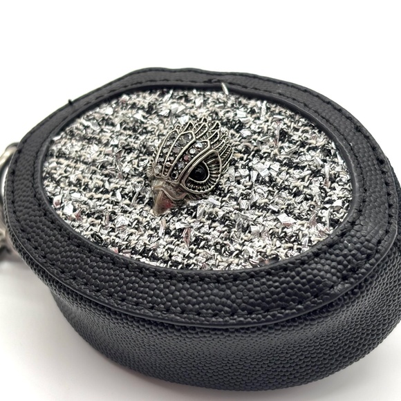 Kurt Geiger London Shoreditch Tweed Leather Coin Purse NIB/NWT - Picture 3 of 8